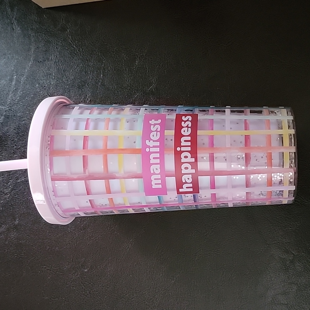 NEW Manifest Happiness 20oz Tumbler in box